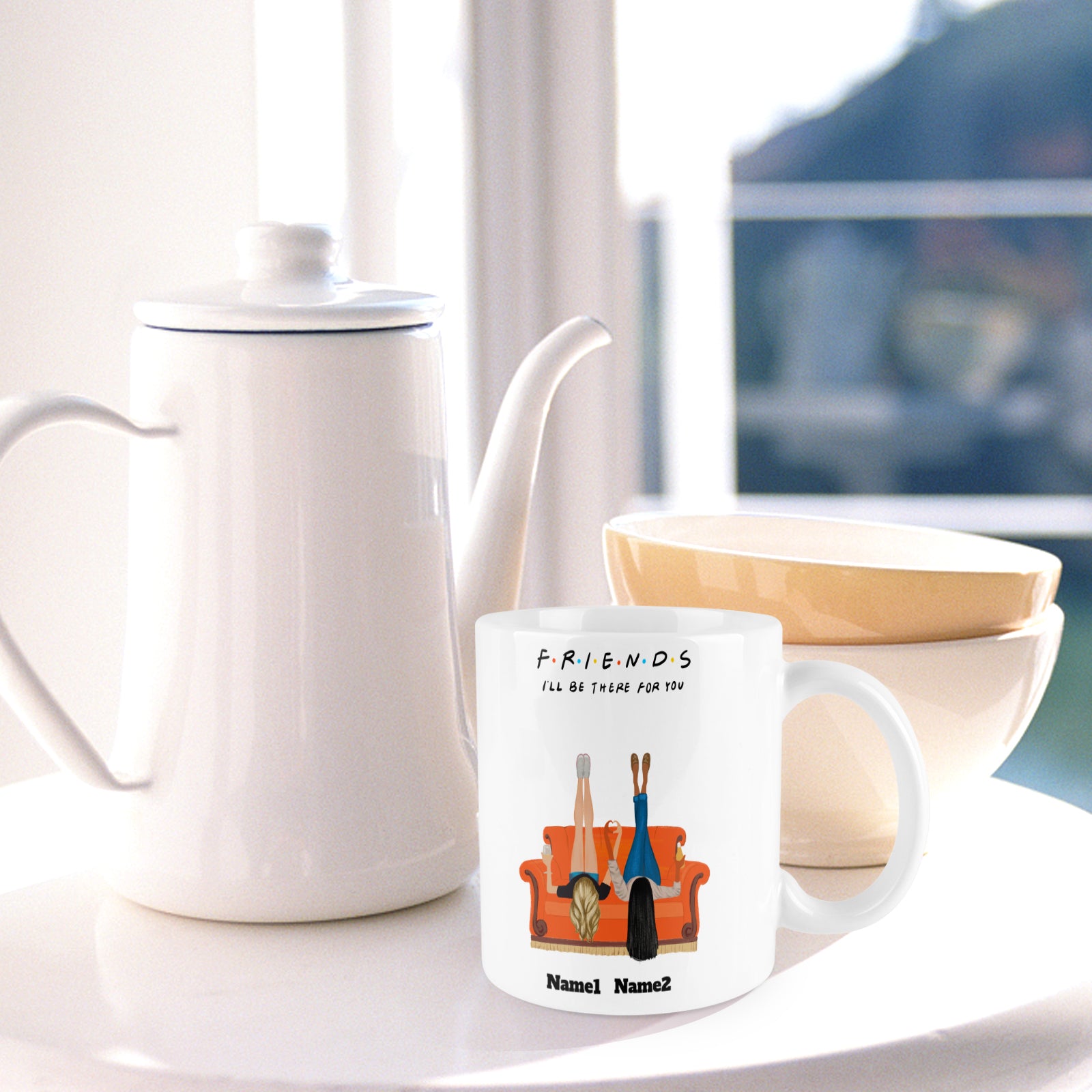 FRIENDS Custom White Mug